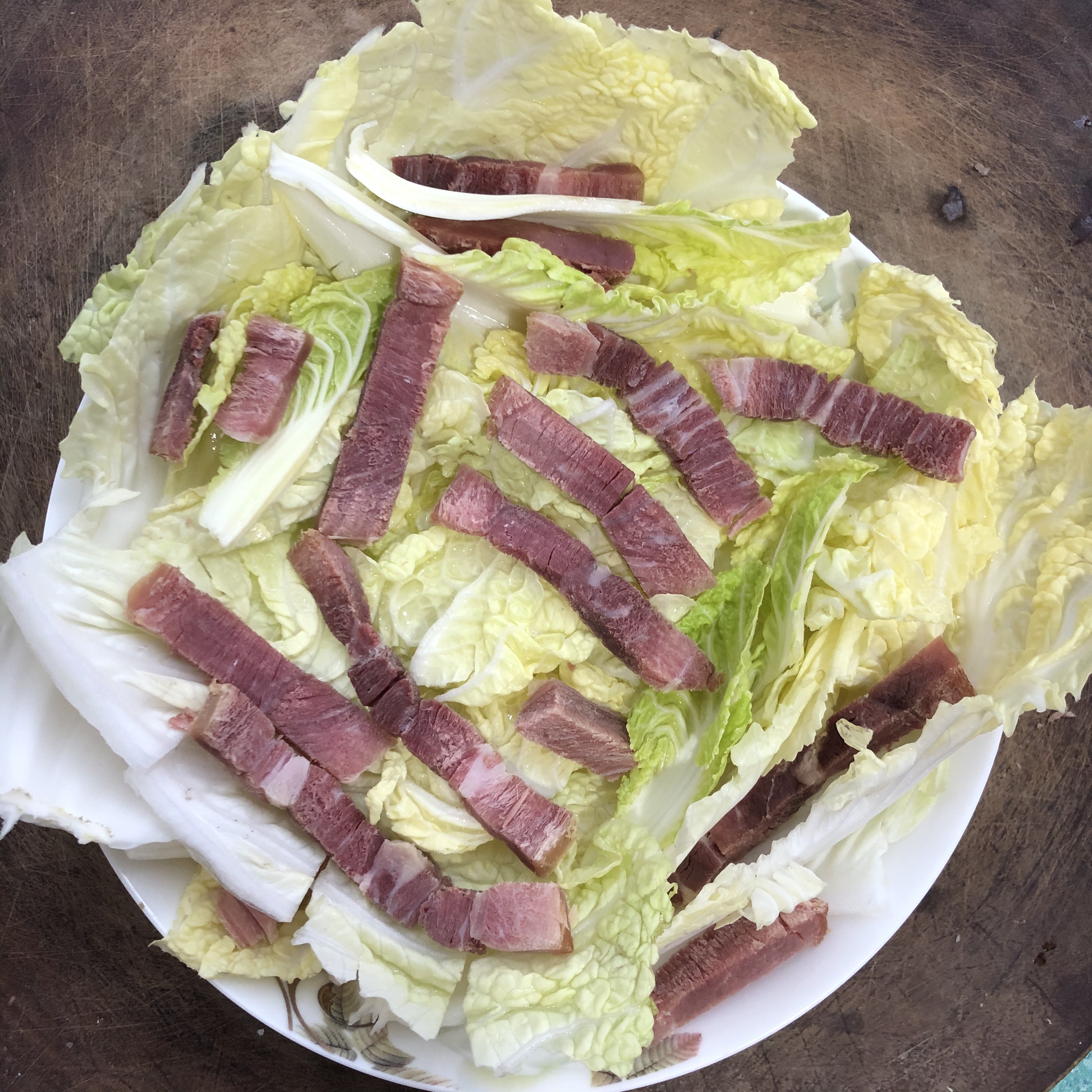 火腿肉炖白菜  简单无极限的做法 步骤4