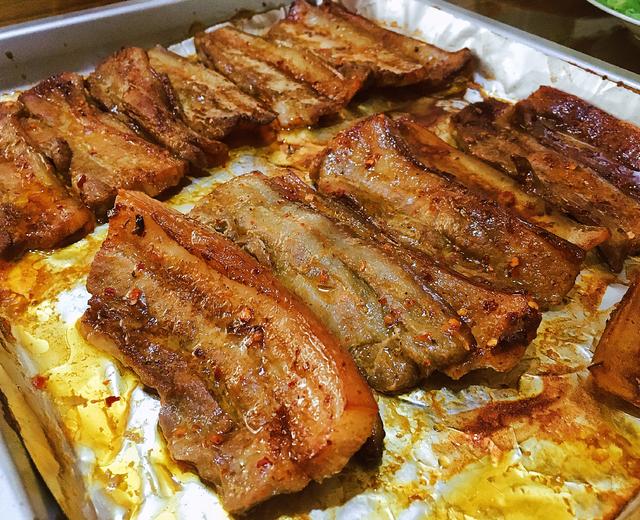 食肉兽的快乐!(生酮keto)低碳者都吃点啥-甜辣口味焦烤五花肉的做法