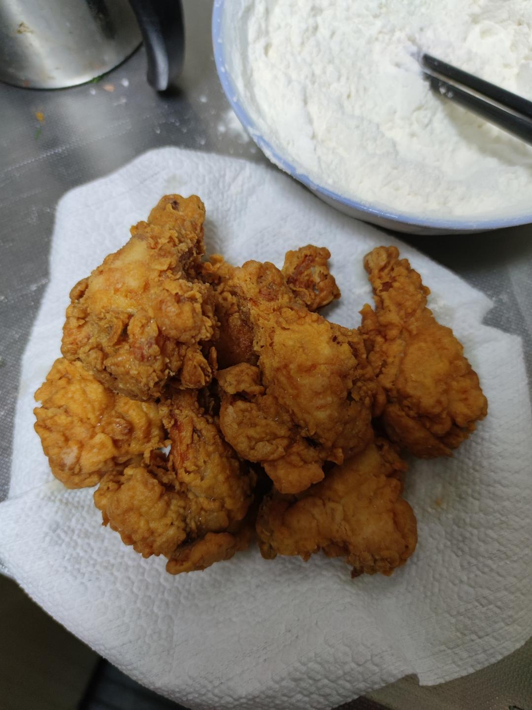 不用炸鸡粉也可以炸出酥脆炸鸡腿