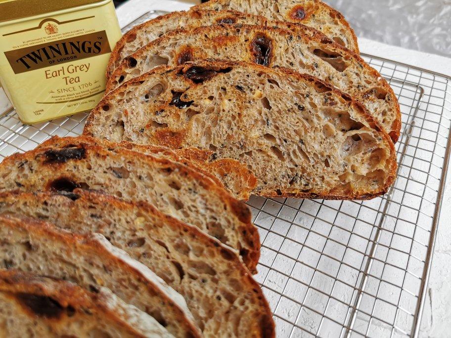 欧包｜天然酵母黑麦红茶欧包