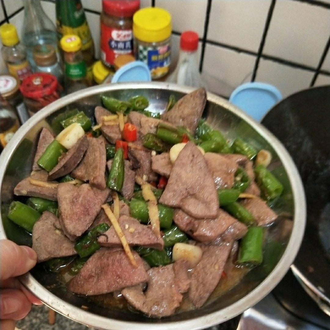 快手菜之小炒猪肝