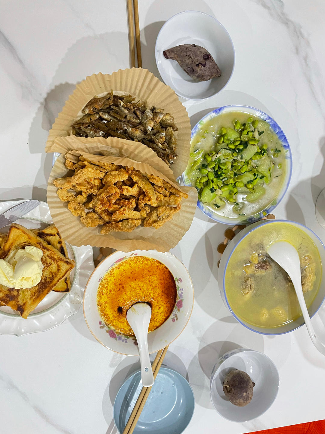 丝瓜毛豆