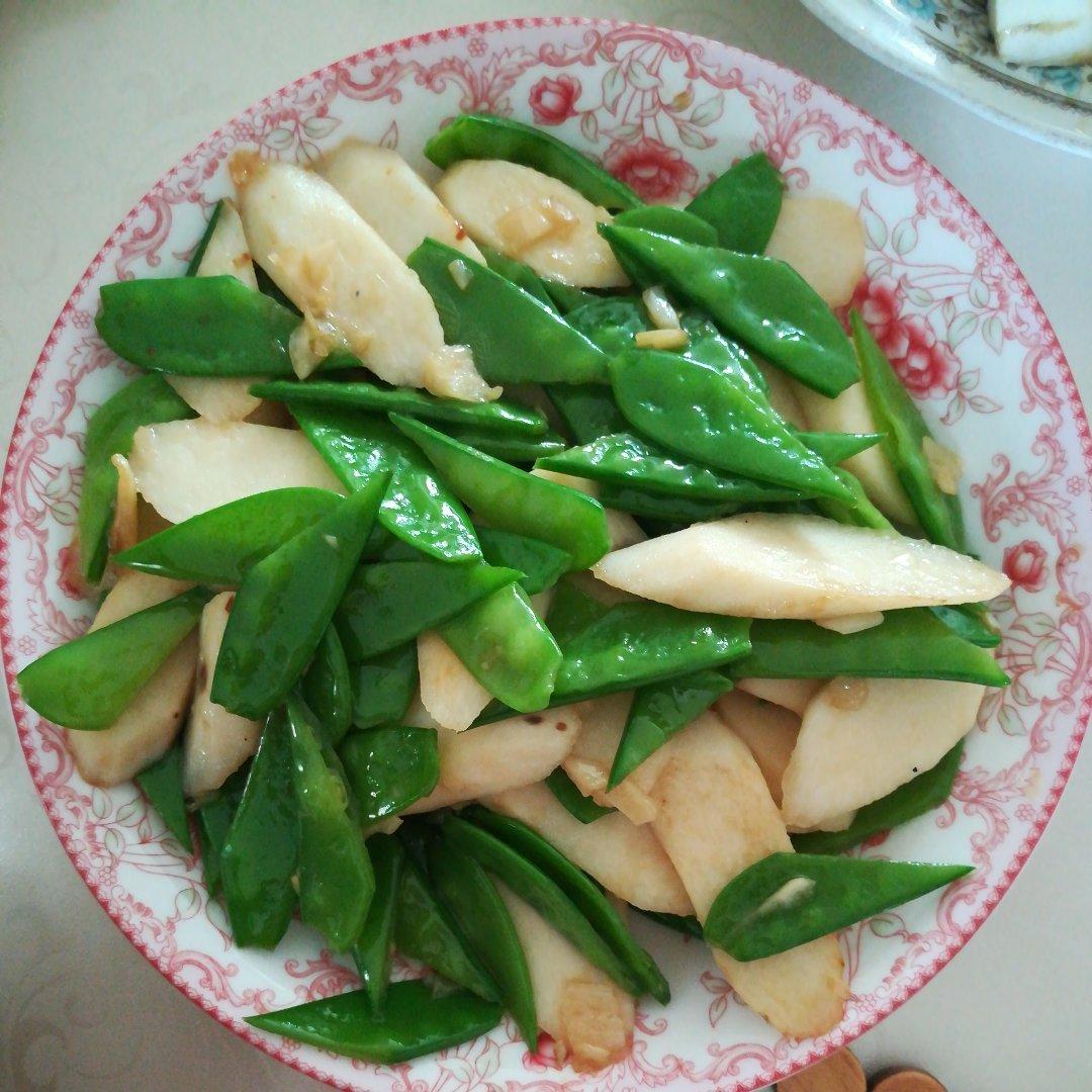 清炒山药荷兰豆