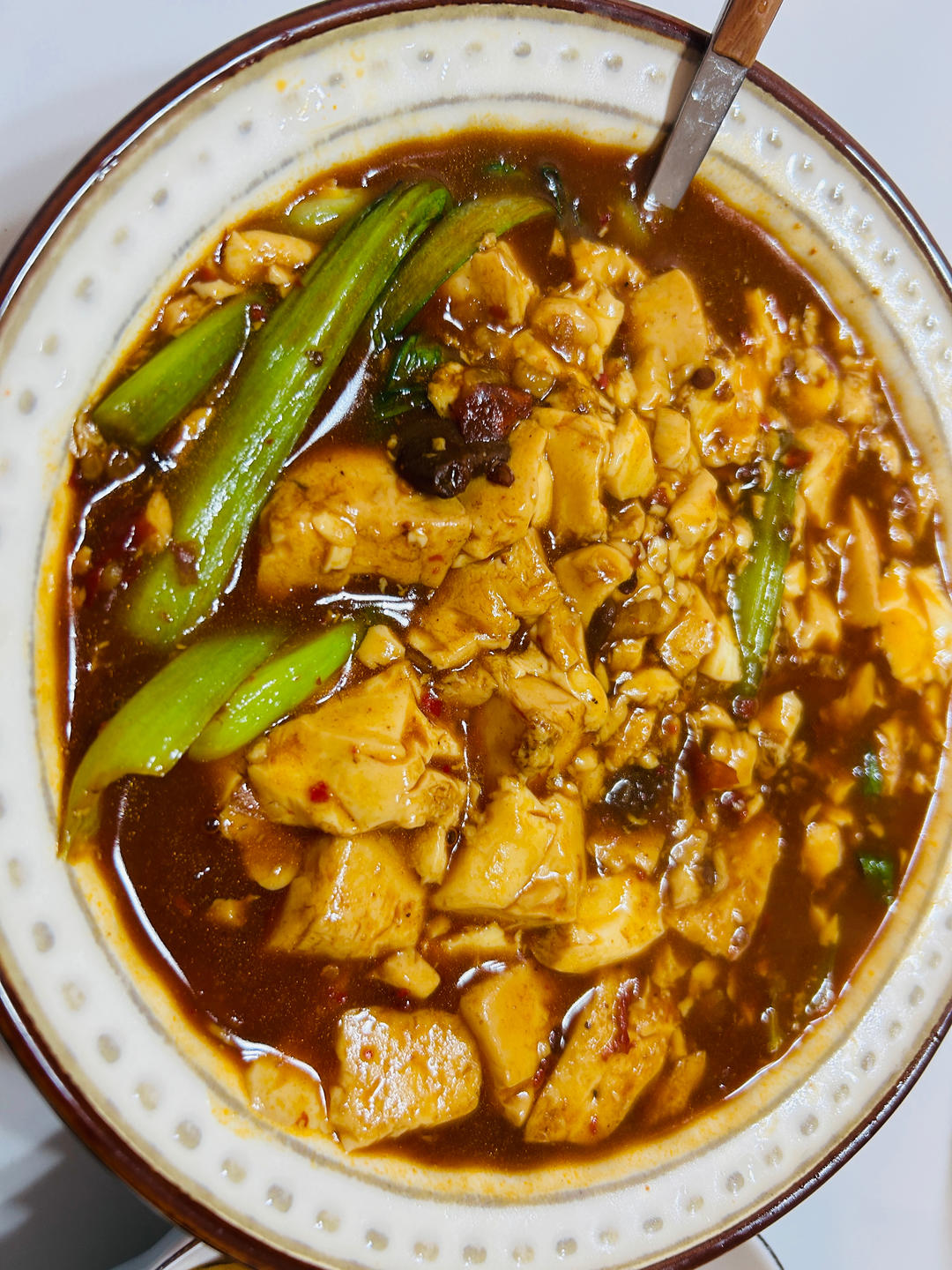 简单易学的下饭菜麻婆豆腐（素版）