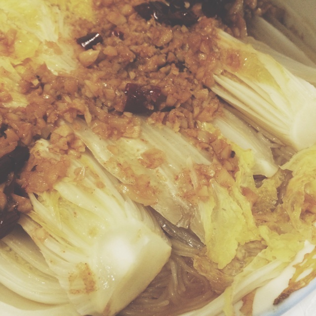蒜蓉粉丝娃娃菜