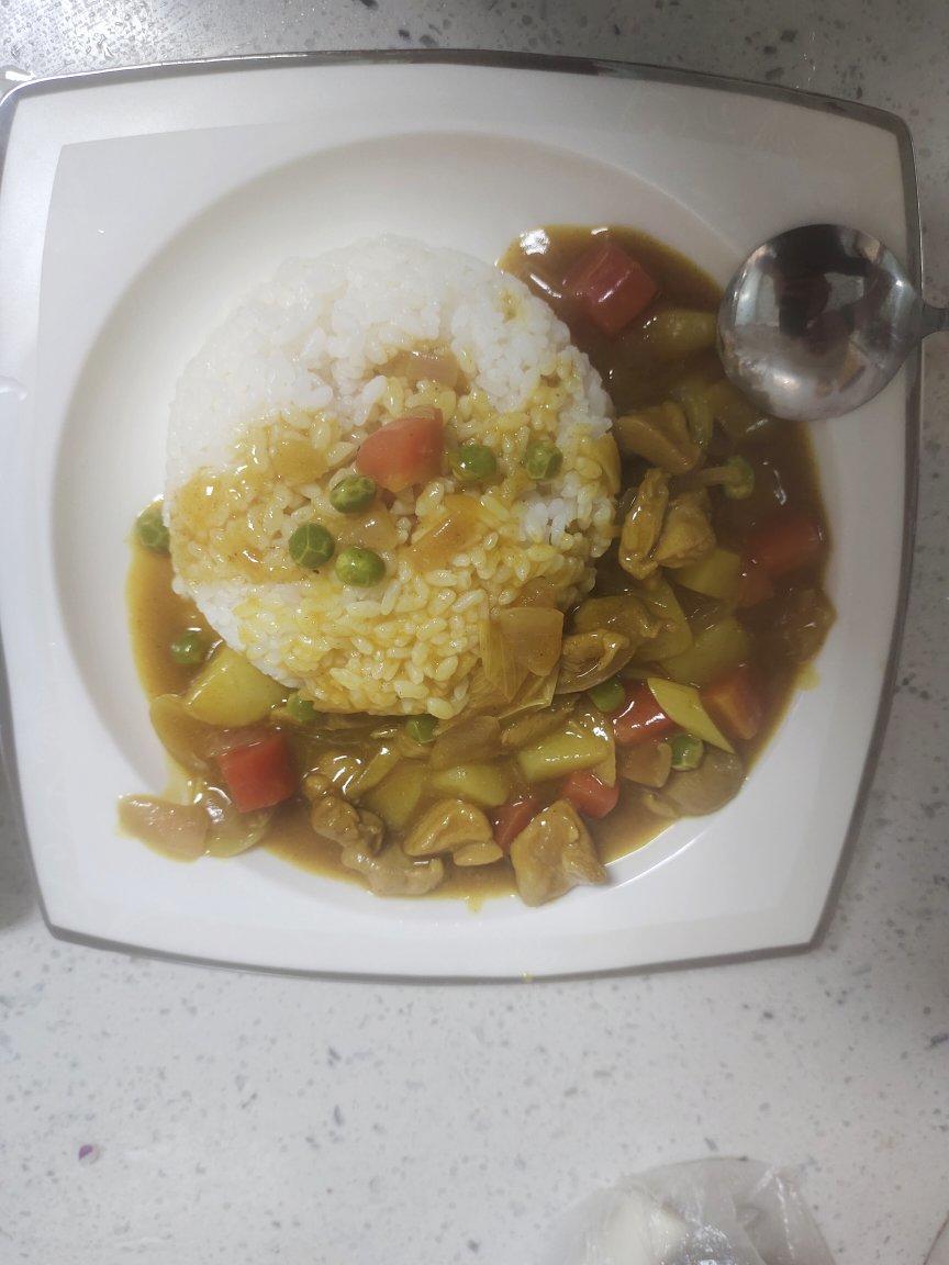 鸡肉咖喱饭🍛4人份