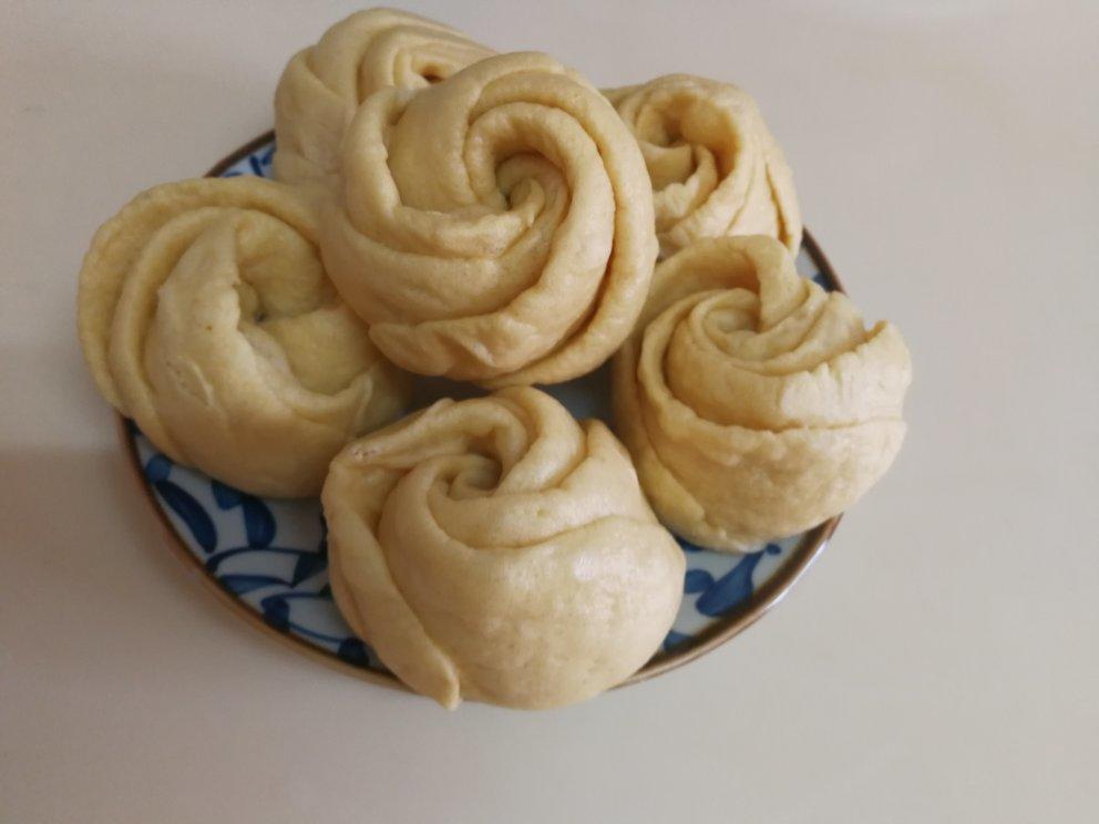 南瓜玫瑰花馒头