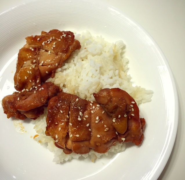 照烧鸡腿饭