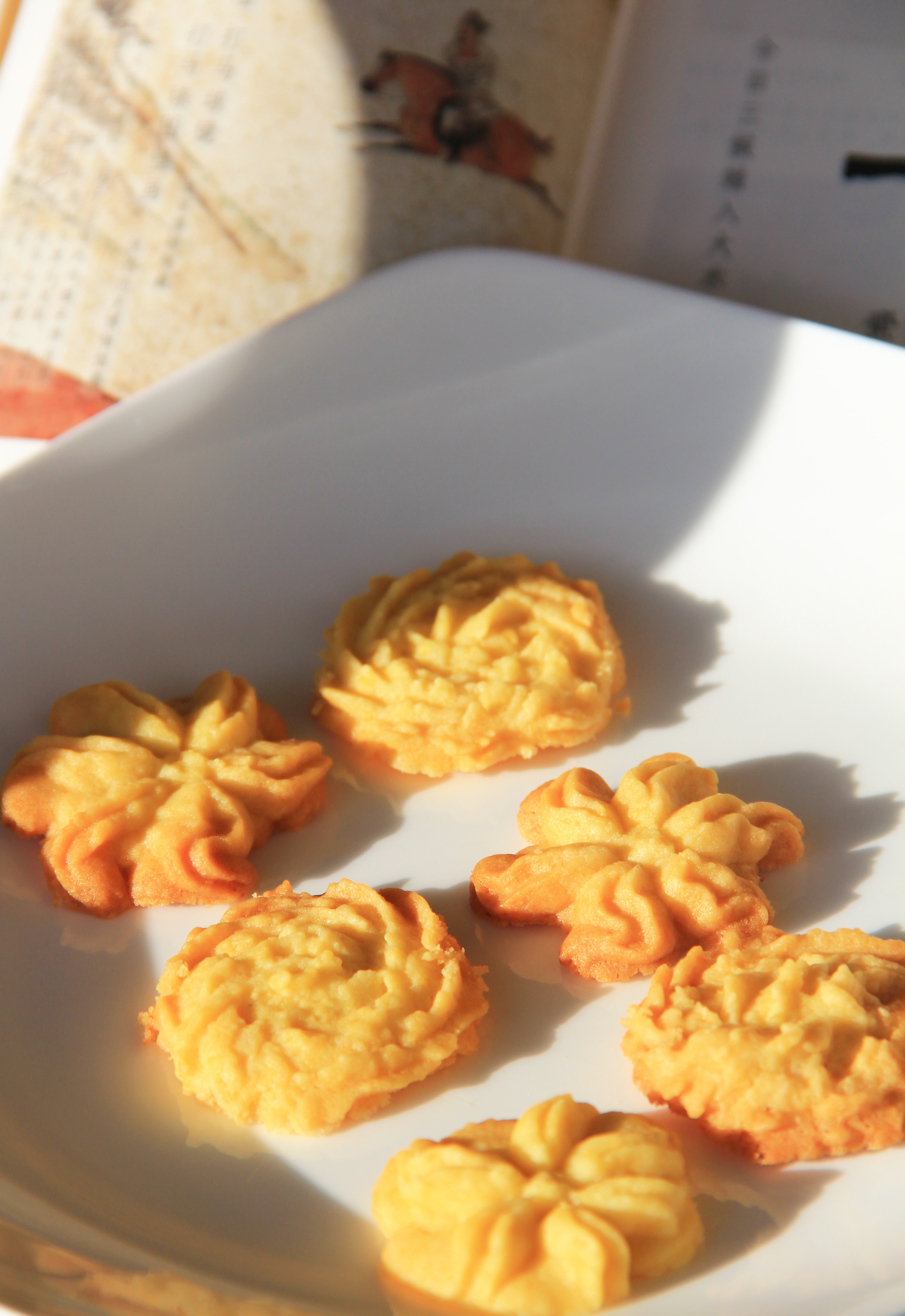 自制简易蛋黄曲奇