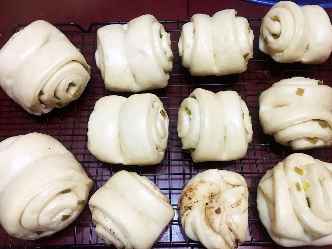 零难度学做香喷喷喧腾腾的花生酱大花卷