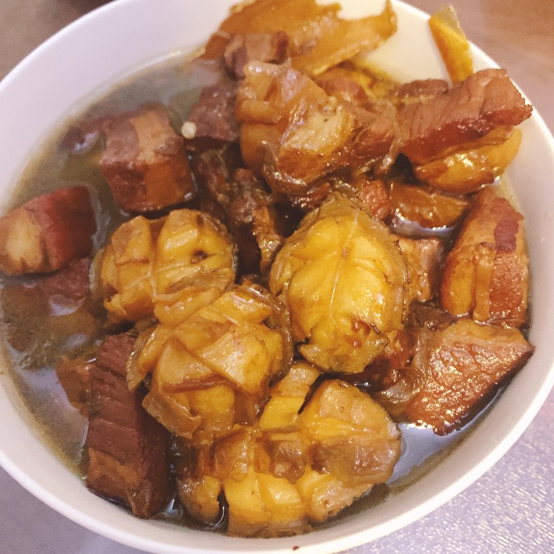 过年硬菜【鲍鱼红烧肉】