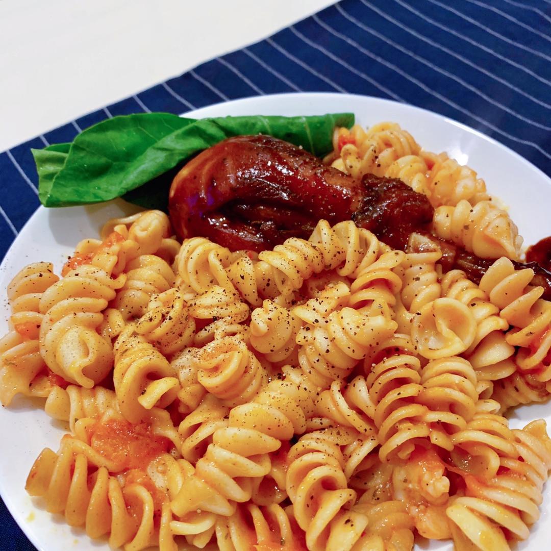 家庭100种意面｜番茄肉酱通心粉