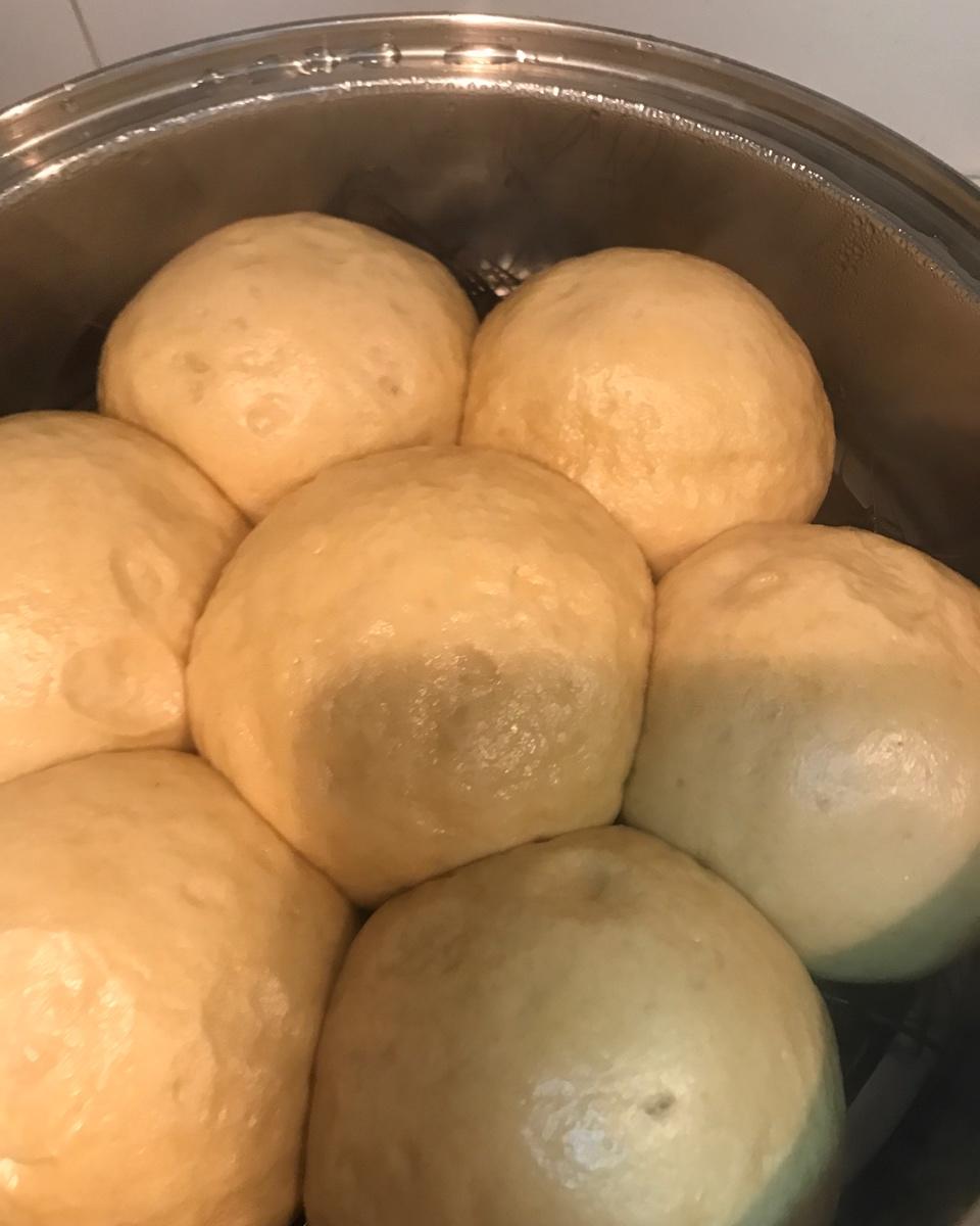 有着面包口感的红糖馒头（一次发酵）