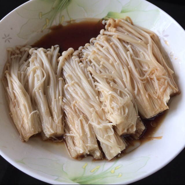 白灼金针菇