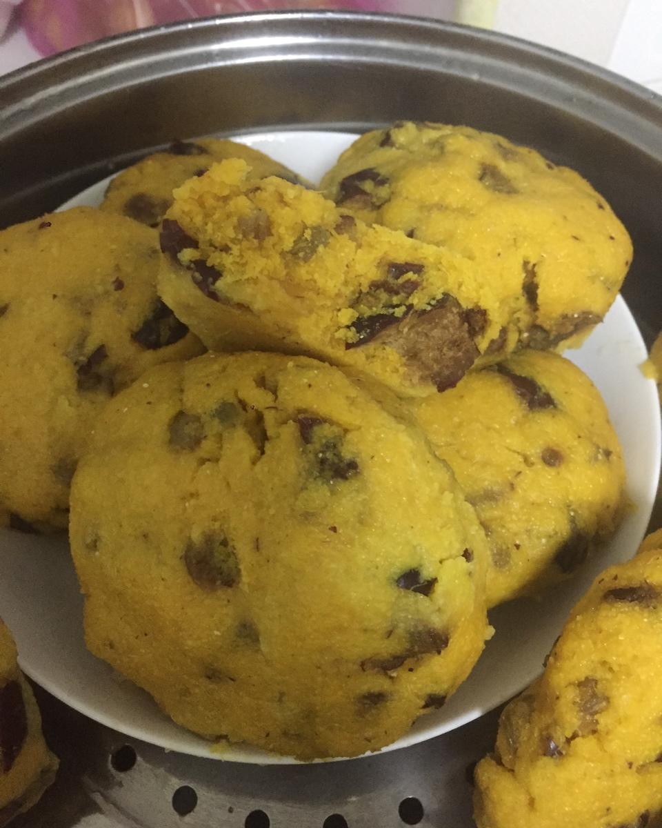 健康粗粮红薯玉米小饼