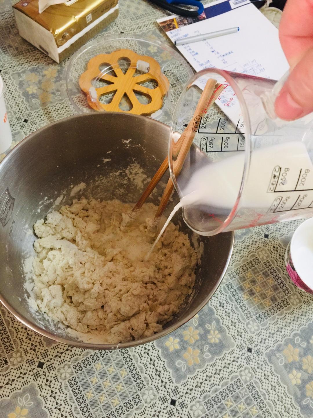 纯奶手撕吐司的做法 步骤1