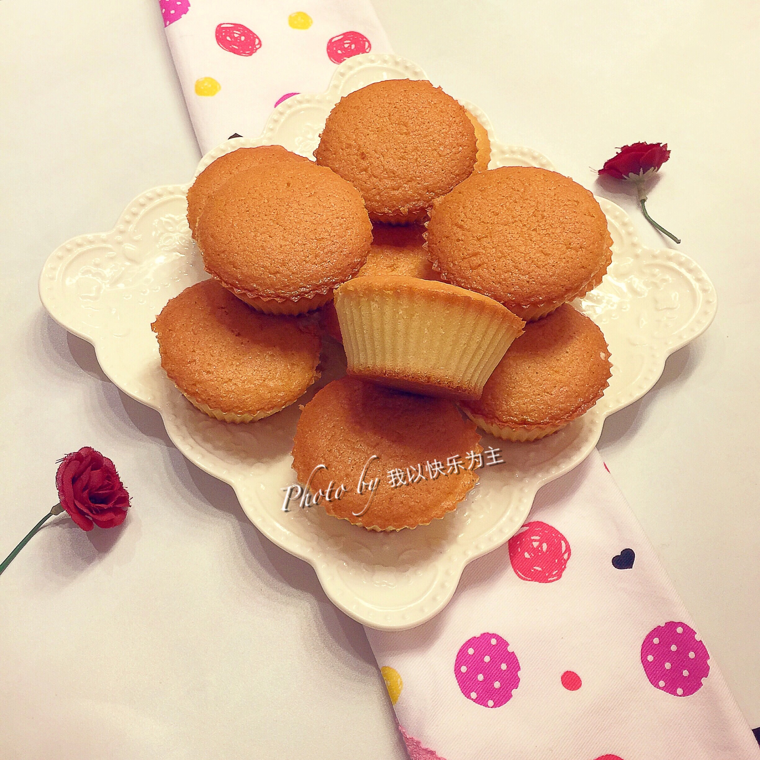 乐葵海绵杯子蛋糕