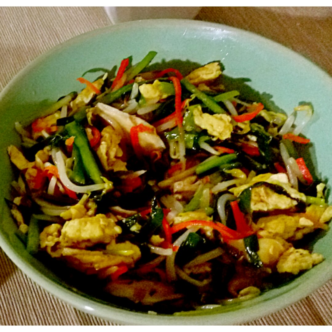 家常炒合菜