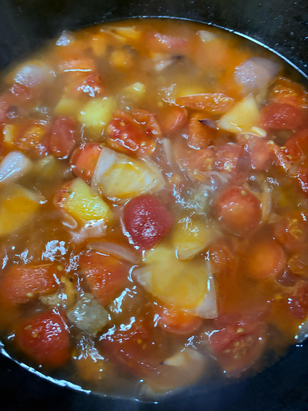 番茄土豆炖牛腩