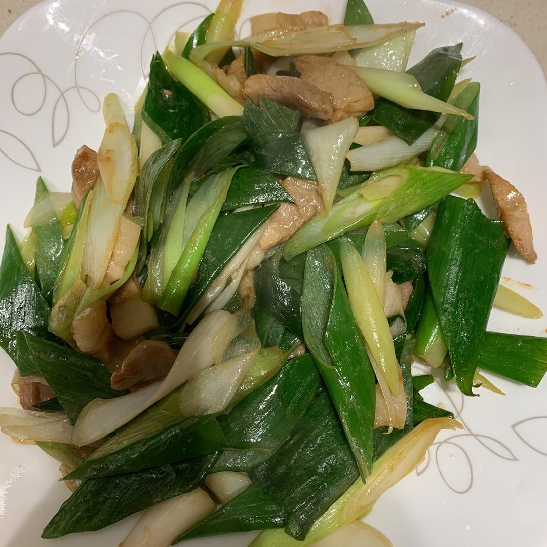 大葱炒肉