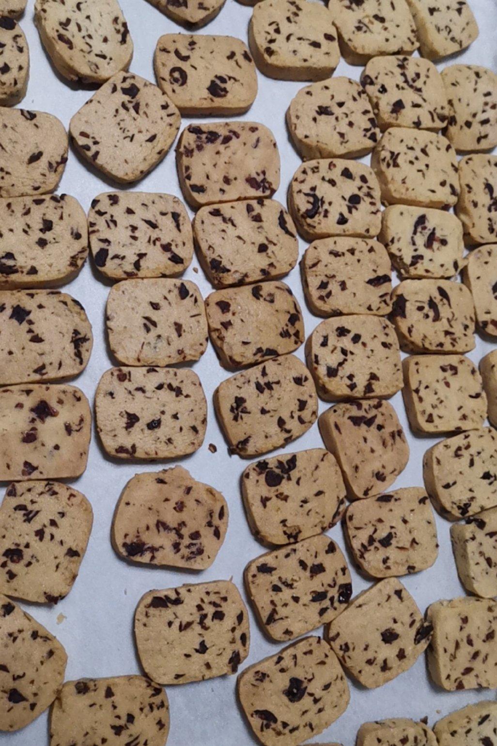 低糖少油版蔓越莓饼干