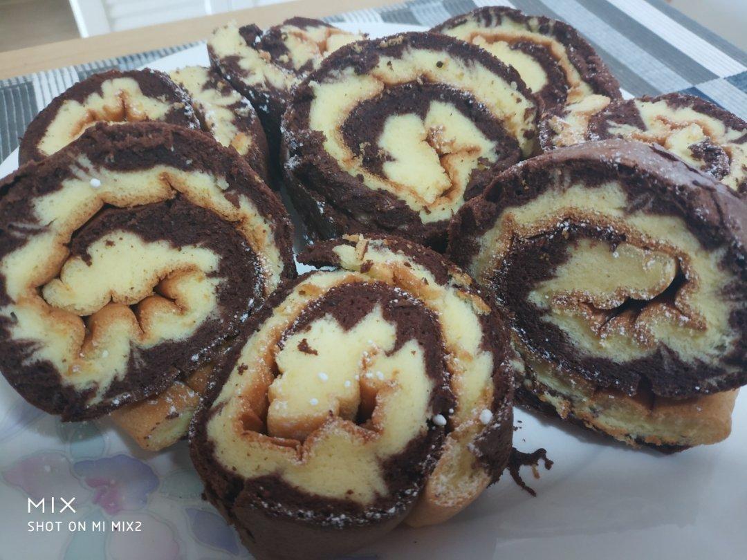 可可旋风蛋糕卷—海氏厨师机版