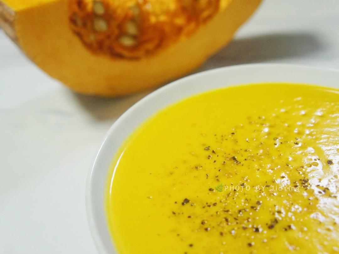 南瓜浓汤（可做净素版）的做法