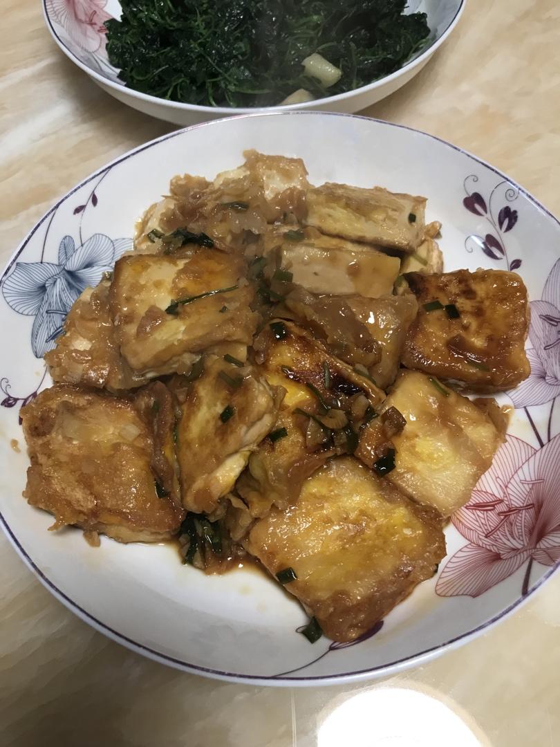 无敌好吃的香煎豆腐