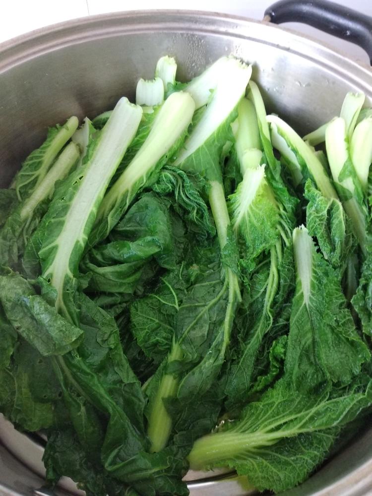 小白菜包子的做法