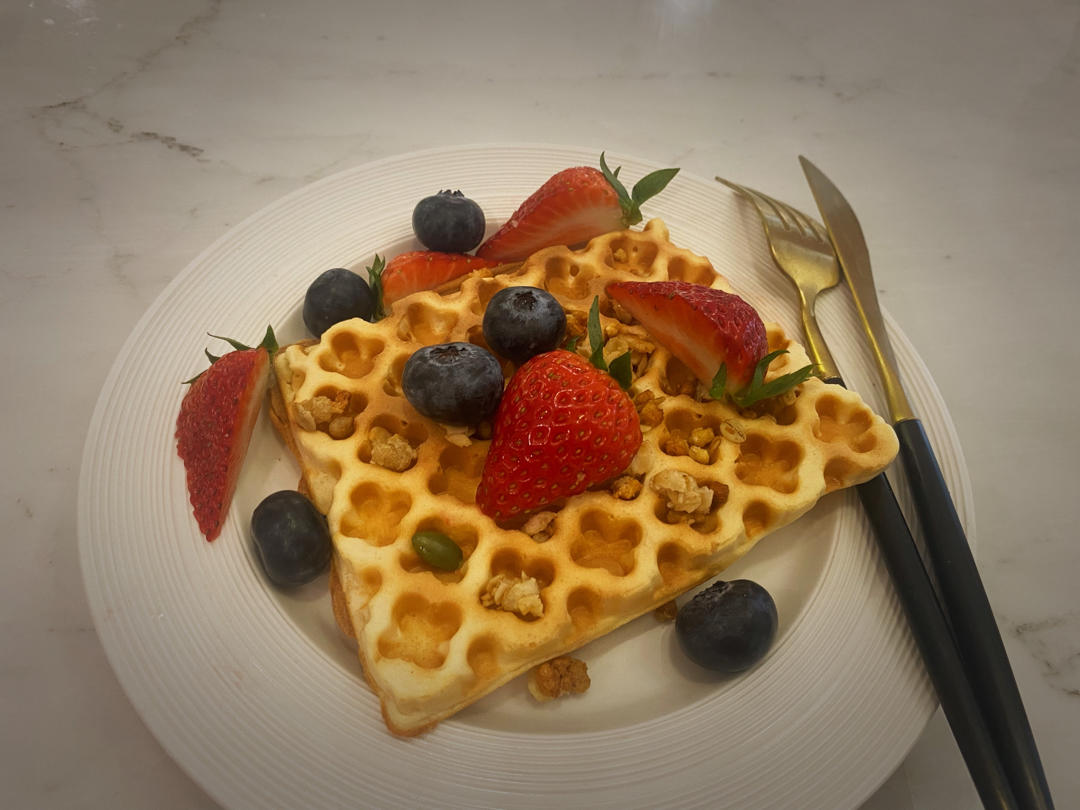 无泡打粉华夫饼(早餐机版)