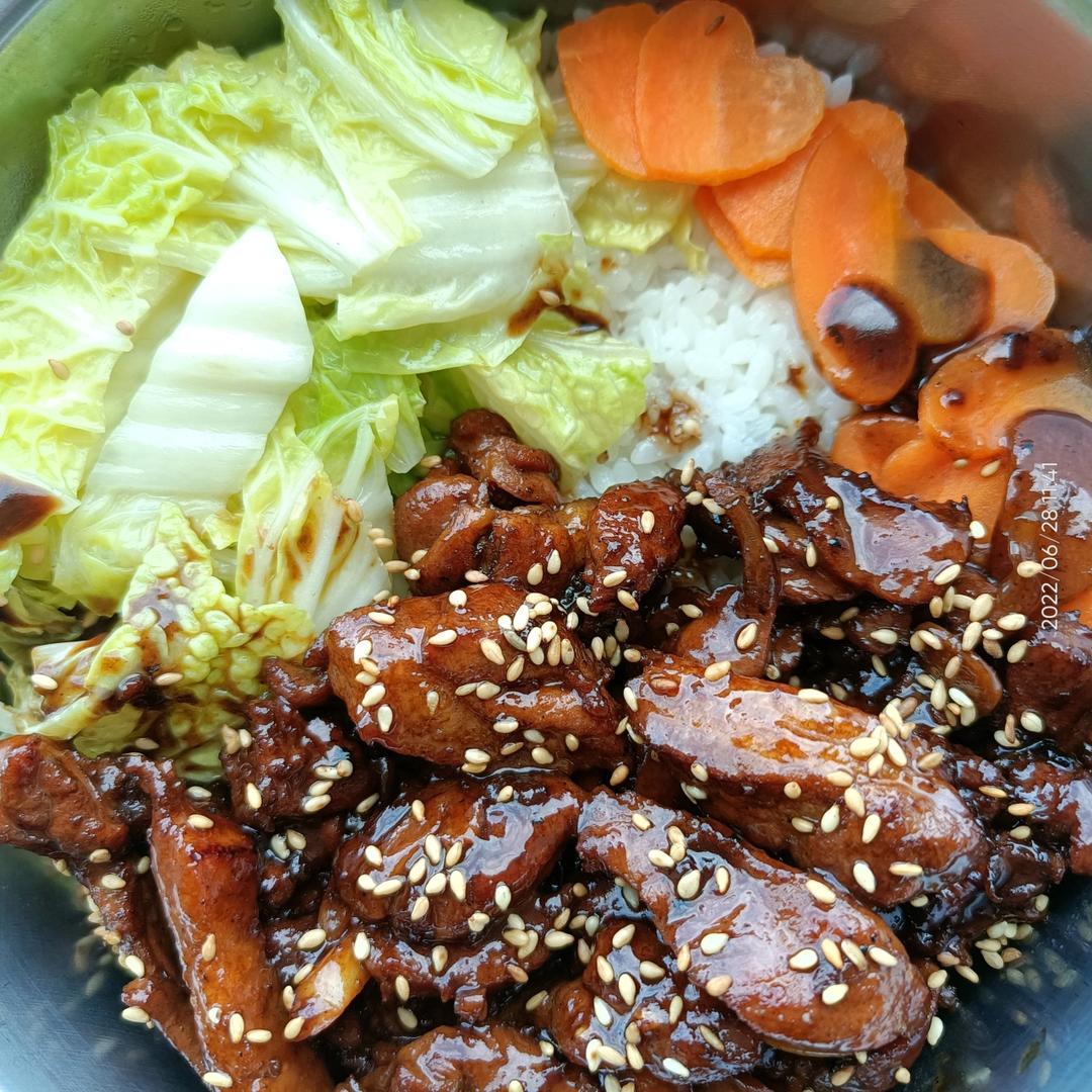 照烧鸡腿饭