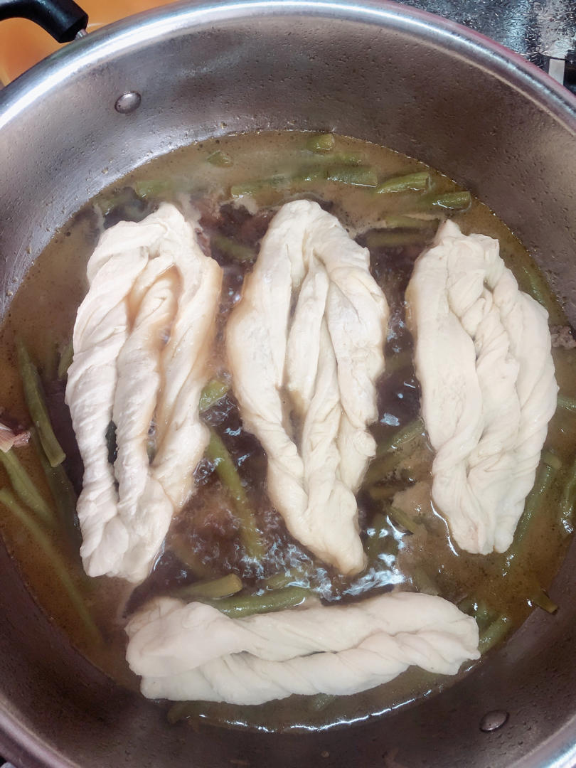 豆角粘卷子