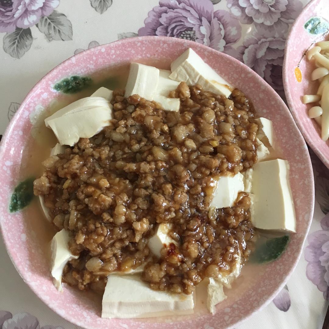 肉末蒸豆腐