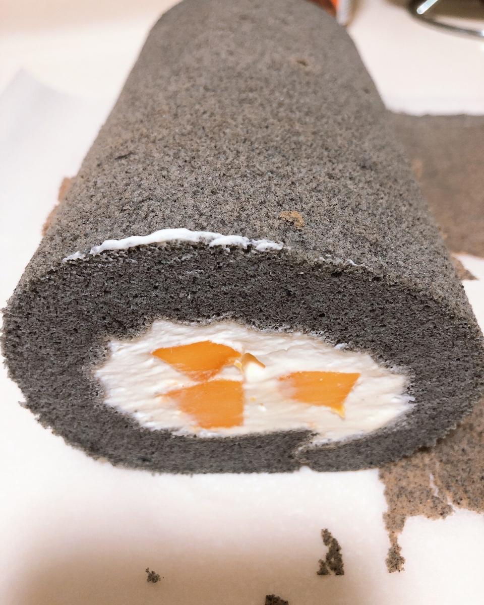 黑米粉蛋糕卷