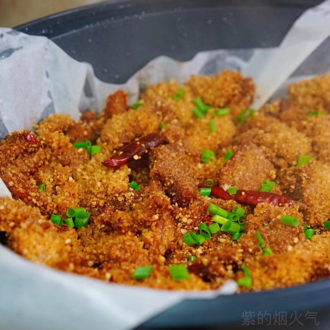 香辣粉蒸肉（小美版）的做法