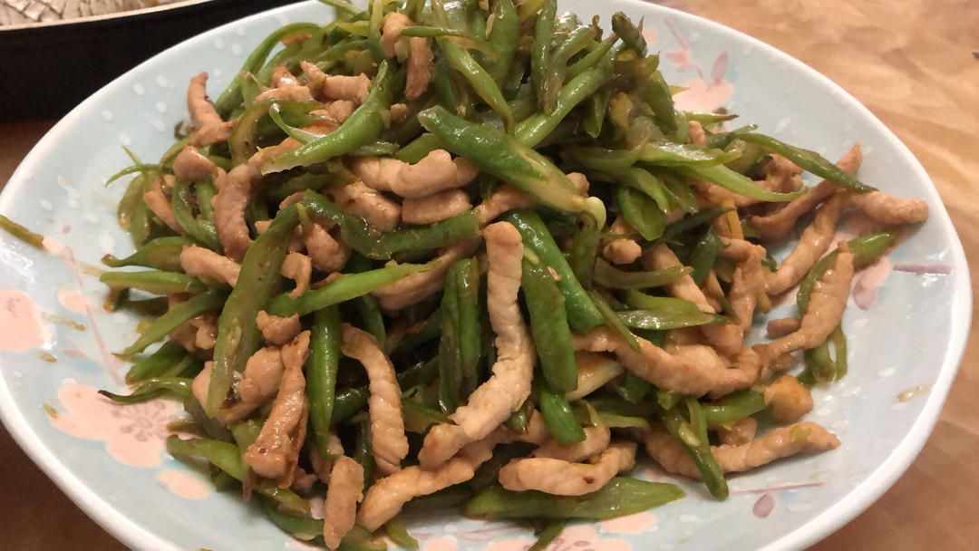 简单家常菜😋豆角丝炒肉，营养美味又下饭❗️