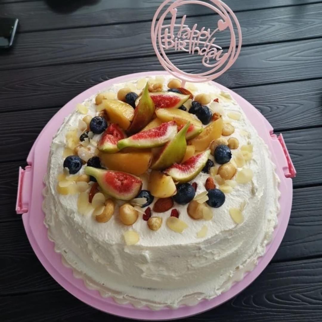 淡奶油裱花蛋糕