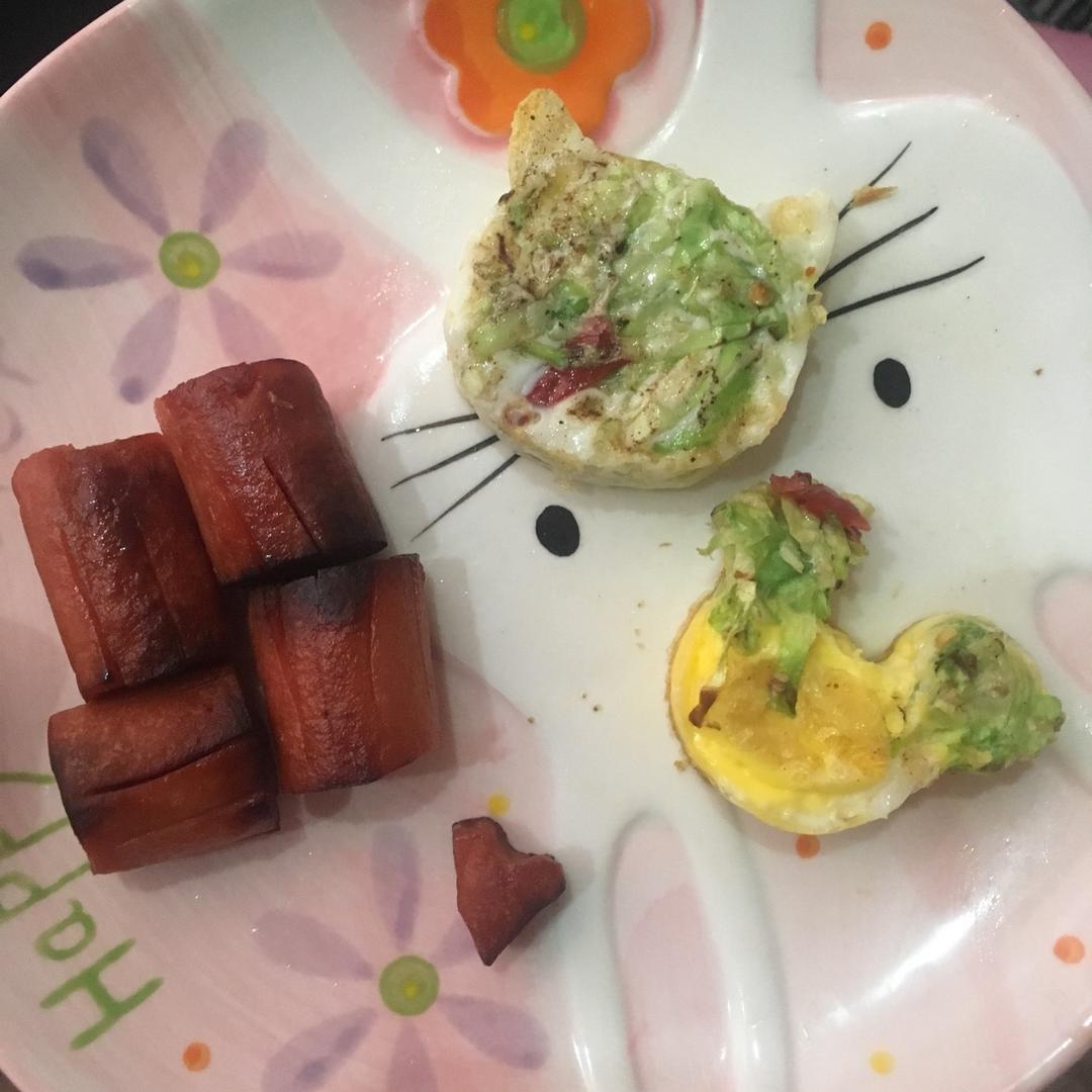 爱心煎蛋