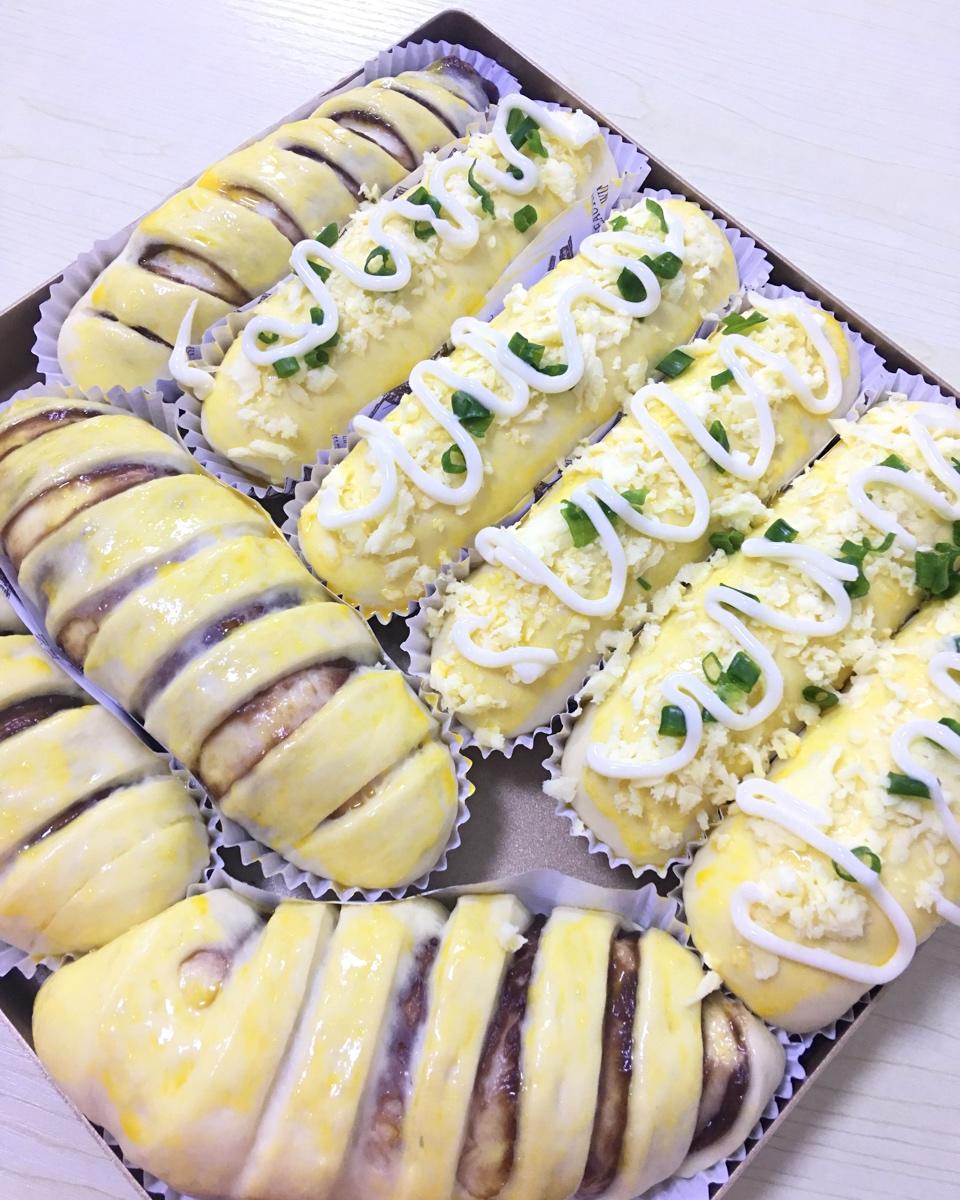 葱香芝士面包