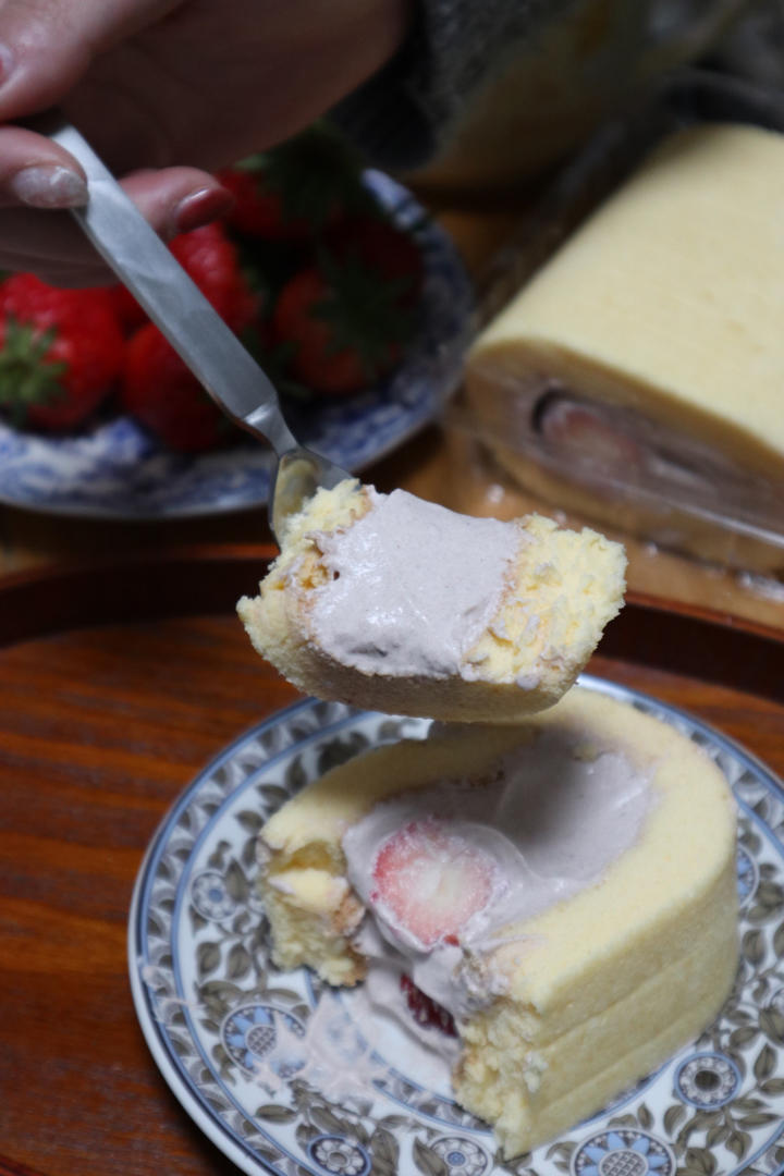 巧克力蛋糕卷（咖啡奶油馅儿）