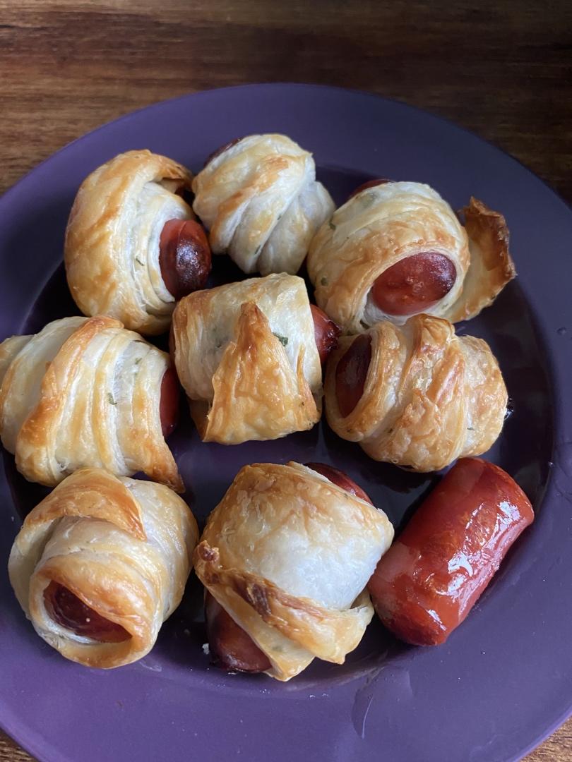 快手早餐：手抓饼变可颂面包（空气炸锅）