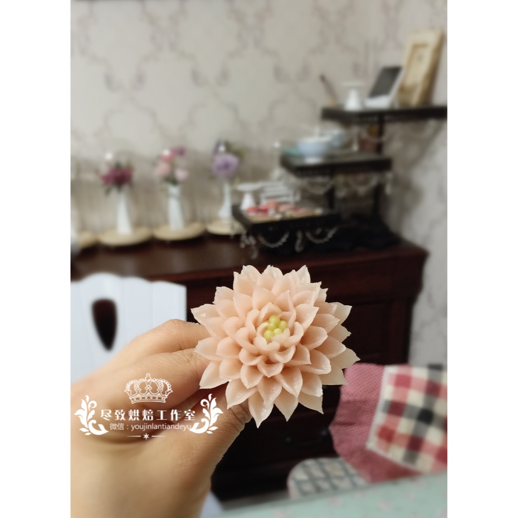 韩式裱花配方—豆沙奶油霜