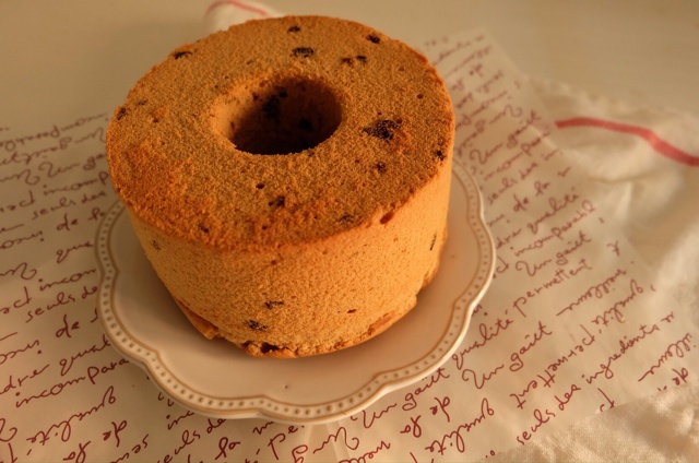 轻润黑糖戚风蛋糕