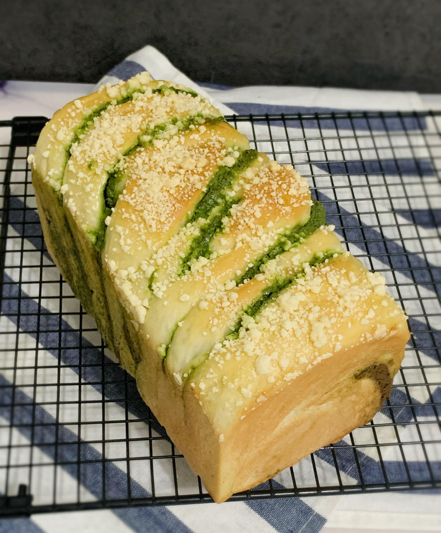 抹茶奶酥吐司