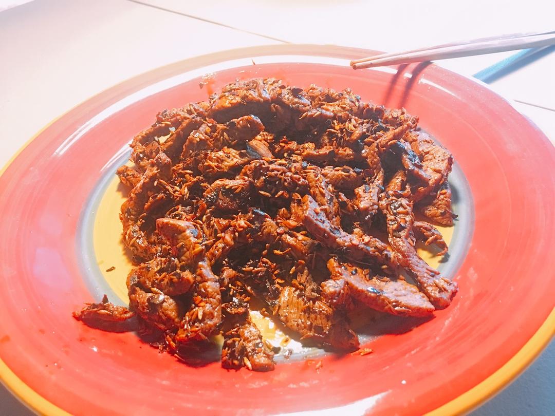 孜然炒牛肉(快手简单版)