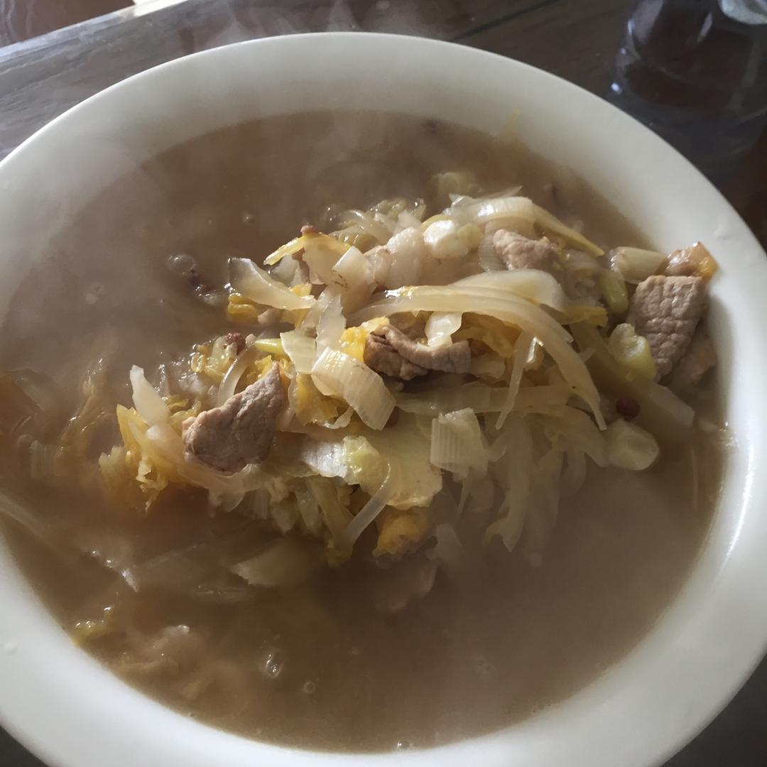 酸菜猪肉炖粉条
