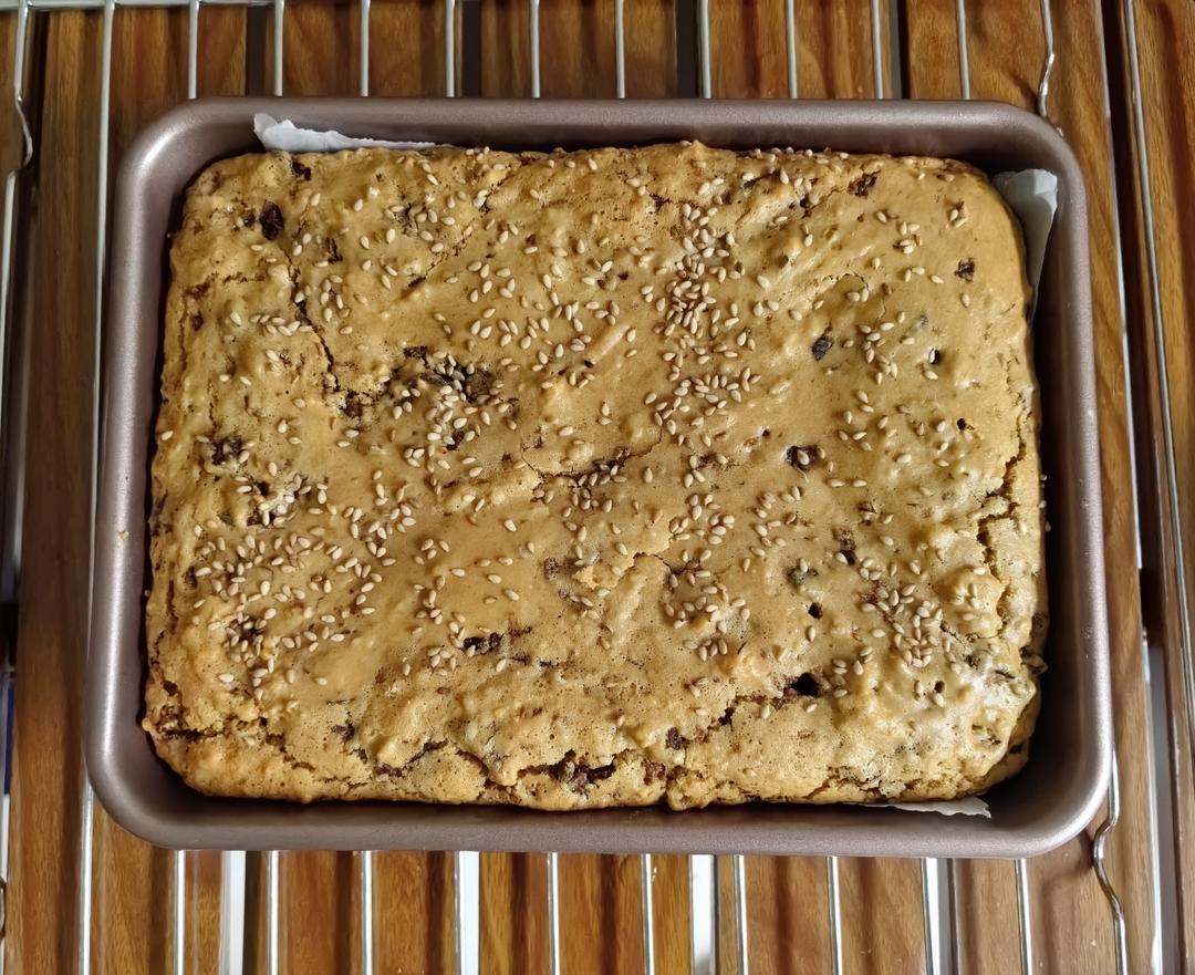 改良版红枣糕，此配方蓬松柔软，减油减糖，全蛋打发好操作