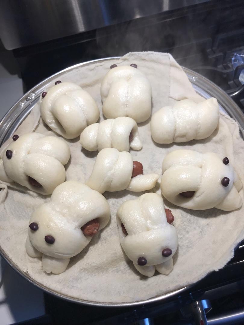 火腿肠兔子馒头卷