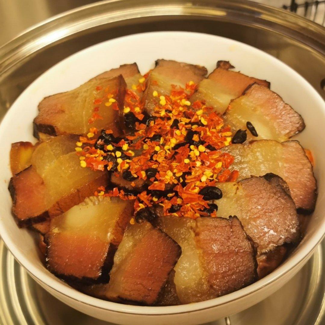 蒸腊肉