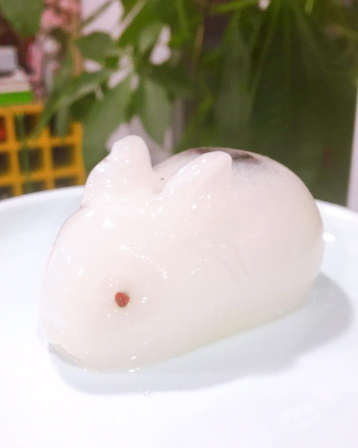 倪嶔做的q弹樱花兔子布丁白凉粉版